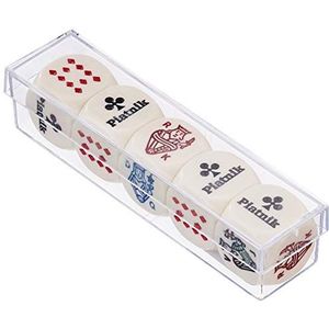 Piatnik - Poker dobbelstenen - 22 mm (5 stuks)