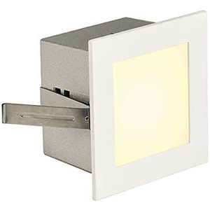 SLV Frame Basic Led-inbouwspot, rechthoekig, warmwit, 3000 K, elegante wandspot, led-inbouwspot, trapverlichting