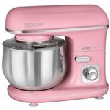 Clatronic KM 3711 -  Keukenmachine - Kneedmachine - RETRO - Roze - 5L - 1100 watt