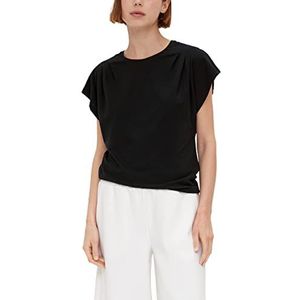 s.Oliver T-shirt met korte mouwen dames T-shirt met korte mouwen, Zwart-323