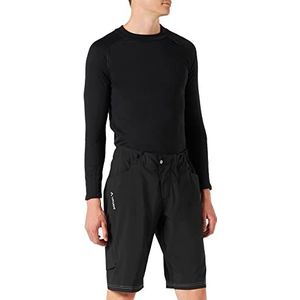VAUDE Heren Ledro Shorts Casual Shorts voor heren, zwart/zwart