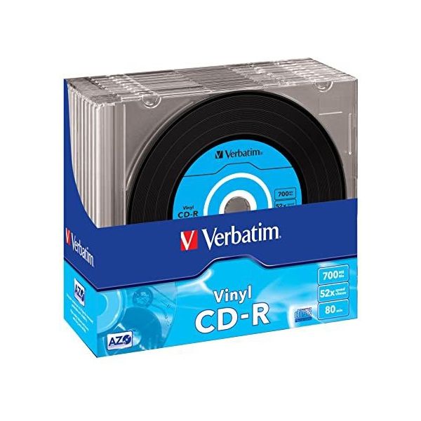 50X CD-R 700Mo 80Min MediaRange Inkjet White Vinyl