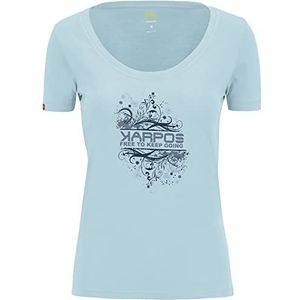 KARPOS T-shirt Crocus W pour femme, turquoise, XL