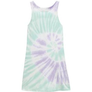 TOM TAILOR Robe pour fille, 37847 - Design batik lilas menthe, 152