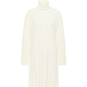 blonda Robe en tricot pour femme, Laine/blanc, XL-XXL