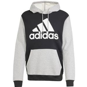 adidas Essentials Fleece hoodie voor heren, groot logo, XL