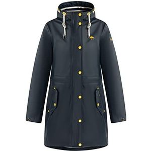 Schmuddelwedda regenjas dames, navy/donkergrijs melange