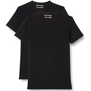 Garage - T-shirt - 1/2 mouw - heren, Zwart (Zwart 200)