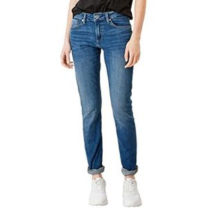Q/S designed by - s.Oliver Slim jeans voor dames, Blauwe stretchden