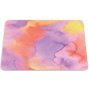 Bonamaison, Rechthoekige muismat met digitale print, antislip onderkant, voor kantoor en thuis, 22 x 18 cm