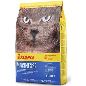 JOSERA Marinesse (1 x 400 g) | zalm, aardappelen en erwten als geselecteerde eiwitbron | voor veeleisende katten | hypoallergeen voer | Super Premium droogvoer | 1 verpakking