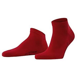 FALKE Cool 24/7 herensokken, katoen, wit, zwart, meer kleuren, lage sokken, dun, zomer, zonder motief, ideaal om te dragen met sneakers, 1 paar, rood (Scarlet 8280)