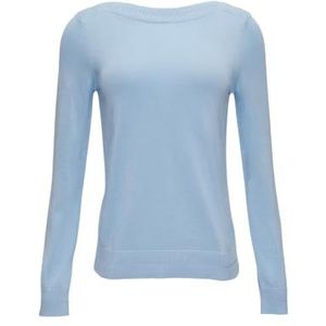 s.Oliver Pull en tricot avec col bateau, bleu clair, 48