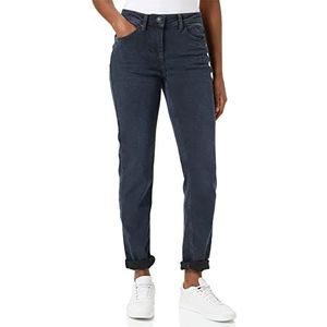 Cecil Dames Jeans, Blauw/Zwart