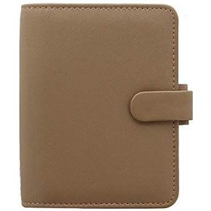 Filofax 028760 Saffiano Pocket Fawn Organizer A7 Timer VL kunstleer bruin 15 x 12 cm