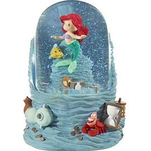 Precious Moments Disney 201114 Sneeuwbol Ariel de kleine zeemeermin, kunsthars en glas, meerkleurig, Eén maat