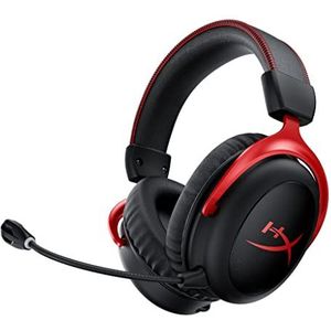 HyperX Cloud II Wireless Gaming Headset voor PC, PS4, PS5*, Nintendo Switch, lange batterijduur (tot 30 uur), 7.1 surround sound, afneembare microfoon met ruisonderdrukking