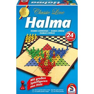 Schmidt Halma (spel): Met grote figuren uit hout. 24 Varianten