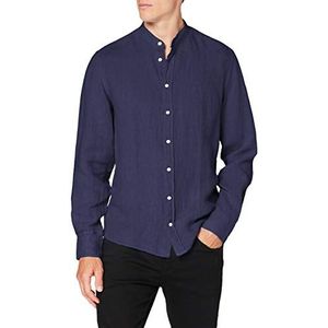 Hackett London Garment Dye Ln Ps Business overhemd voor heren, blauw (5 Mnriver Blue 5 minuten)