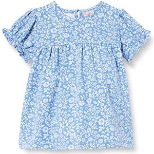 Noa Noa miniature Baby Flourish Org Jersey vrijetijdsjurk voor meisjes, print blauw, 0 maanden, Blauwe print