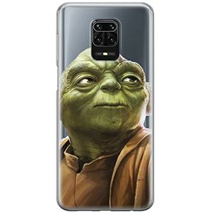 ERT GROUP Xiaomi REDMI Note 9 Pro / 9S hoes origineel en officieel gelicentieerd Star Wars-motief Yoda 006 perfect aangepast aan de vorm van de mobiele telefoon, gedeeltelijk transparant