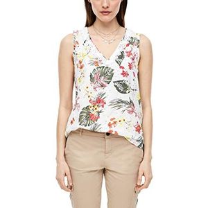 s.Oliver Damesblouse, wit geruit