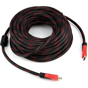 AntDau71 - 20 meter lange HDMI-kabel met 1080p 4K High Definition afgeschermde kabel van 20 meter Full HD - CW816
