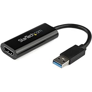 StarTech.com USB 3.0 naar HDMI-adapter, 1080p, converter voor slim / compact USB type A naar HDMI voor monitor, externe video en grafische kaart, zwart, alleen Windows (USB32HDES)