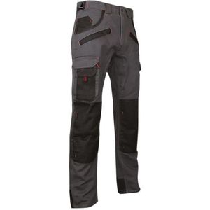 LMA Workwear Pantalon de travail Argile Utility pour homme, Gris nuit/noir, 54