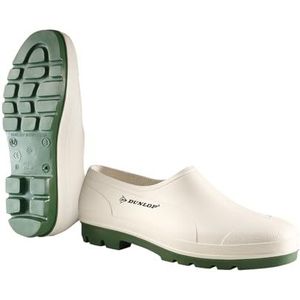 DUNLOP Bicolour PVC klompen, wit/groen, 38
