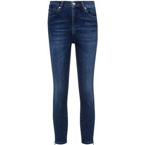 HUGO Dames Jeans, Medium Blauw 425