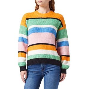 ICHI Dames Sweater, 200681, meerkleurig, XL, 200681, meerkleurig