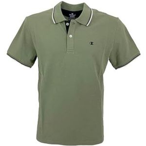 Champion Legacy Poloshirt Gallery Light Cotton Piqué C-Logo heren, groen geweer, M, geweerkanon groen