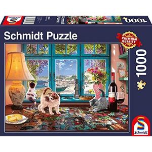 Schmidt Spiele 58344 Aan de puzzeltafel, puzzel 1000 stukjes