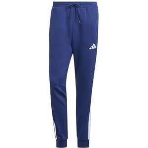 adidas Homme ESSENTIAL THREE STRIPES FLEECE PANT, dark blue/white, XL