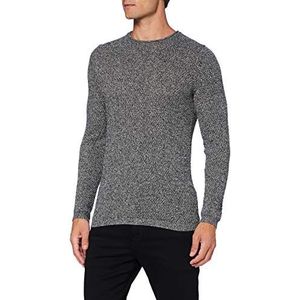 Sisley L/S Sweatshirt voor heren, Grijze mix 6,5 uur.