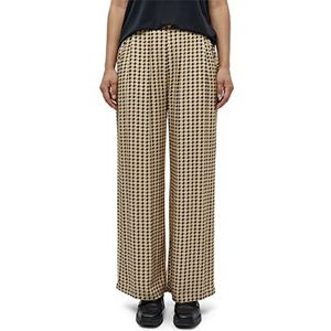 Peppercorn Lykke 0273P Damesbroek, brede gebogen broek, warm zandprint, 54-grote maat, Print warm zand 0273P