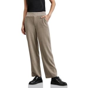 Street One A378285 corduroy broek voor dames, Beige Driftwood