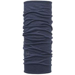 Buff Merino Lightweight Multifunctionele sjaal voor kinderen, effen denim