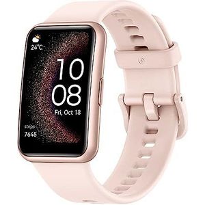 Huawei Watch Fit Special Edition Smartwatch met 1,64 inch AMOLED HD-display, professioneel gezondheidsmanagement, geïntegreerde GPS, praktische assistent voor dagelijks gebruik, Duitse versie, roze