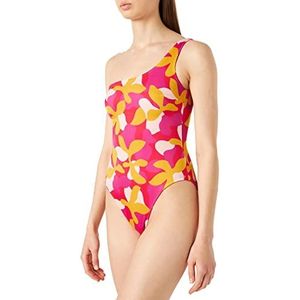 sloggi Shore Flower Horn One Piece badpak voor dames, roze – donkere combinatie, XS, Roze - Dark Overall