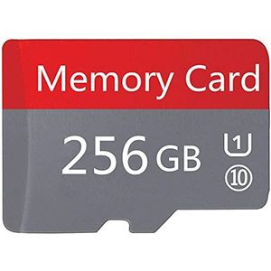 256 GB Micro SD Card Class 10 Memory Card High Speed Micro SD SDXC Card met SD-adapter (256 GB-Ei5)