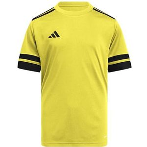 adidas Mixte enfant SQUADRA25 JERSEY SHORT SLEEVE KIDS, team yellow/black, 13-14 Years