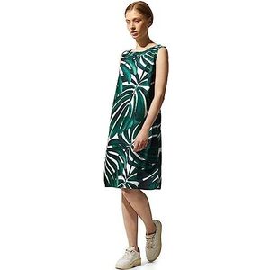 Street One A143644 zomerjurk met bloemen voor dames, Lagune groen