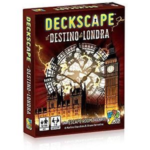 DV Giochi - Deckscape - The Destiny of London - Een Escape Room Pocket Italiaanse editie, meerkleurig, van 12 tot 99 jaar, DVG4477