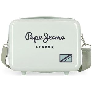 Pepe Jeans Alenka Trousse adaptable verte 33 x 25 x 14 cm Rigide ABS 9,14 L 0,88 kg by Joumma Bags, vert, Trousse adaptable