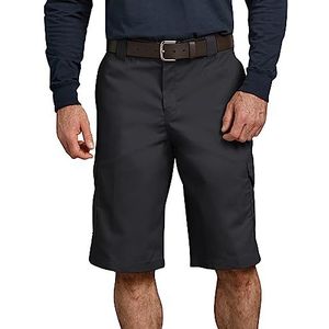 Dickies - 13 inch mechanische stretch-cargoshorts WR557 voor heren, zwart.