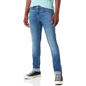 7 For All Mankind Paxtyn Stretch heren jeans Tek Medium Blue Normale tailleband, middenblauw