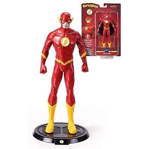 The Noble Collection DC Comics Bendyfigs The Flash – 7,5 inch (19 cm) Noble Toys DC Bendable – High Quality Posable Collectible Doll-figuren met standaard