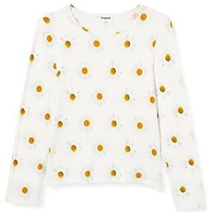 Desigual Ts_Brooks meisjes t-shirt wit 5-6 jaar, Wit